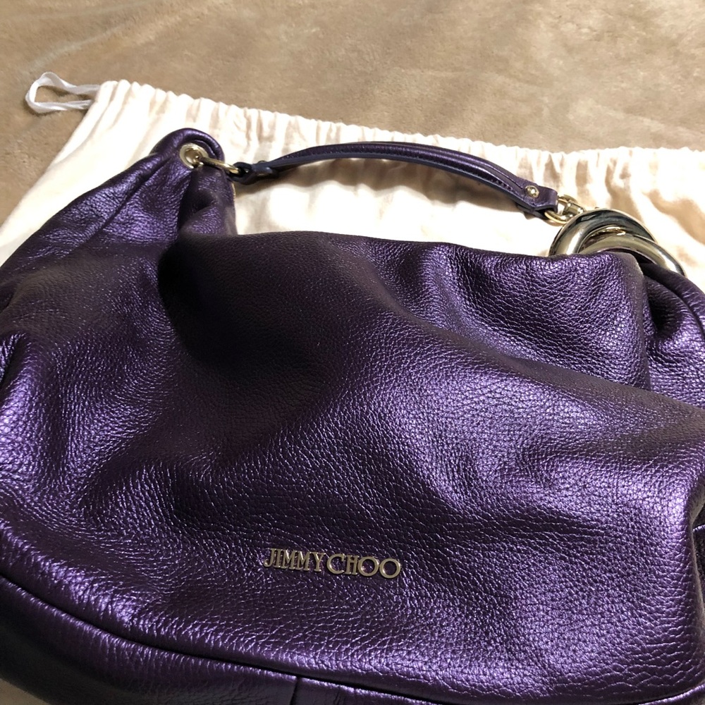 Jimmy Choo bag with dust bag.